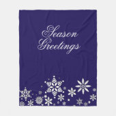 Sneeuwvlokken | ⭐ ⭐ ⭐ fleece deken (Voorkant)