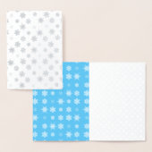 Sneeuwvlokken Folie Kaarten (Display)