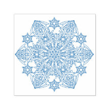 Sneeuwvlokken Forever Zelfinktmende Gumstempel: Bu