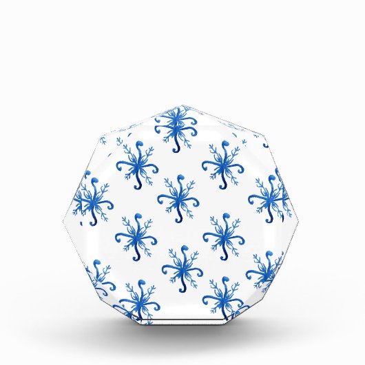 Sneeuwvlokken Fotoblokken (Voorkant)