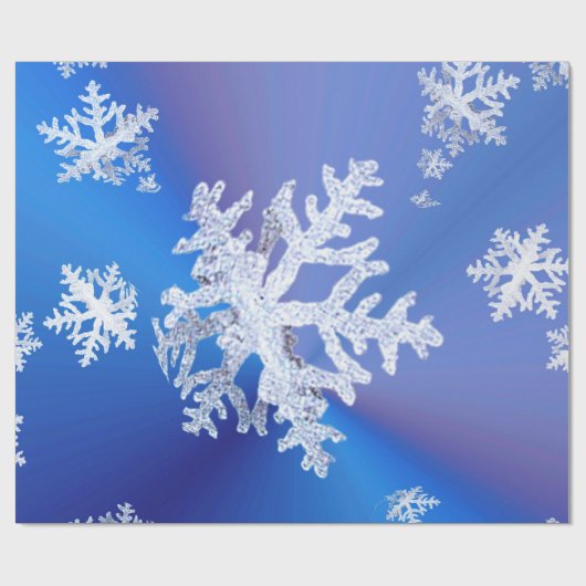 Sneeuwvlokken Fotoglanzend papier (Vlak)