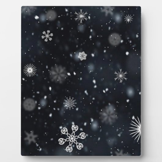 sneeuwvlokken fotoplaat (Voorkant)