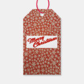 Sneeuwvlokken Gift Label Cadeaulabel (Voorkant)