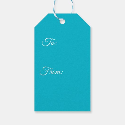 Sneeuwvlokken Gift Labels Cadeaulabel (Achterkant)