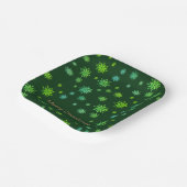 sneeuwvlokken, gouden sneeuwvlokken, bord uit eten (Gebogen)