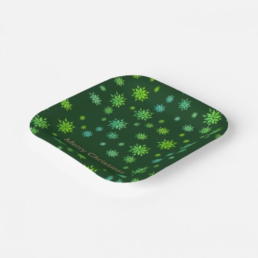 sneeuwvlokken, gouden sneeuwvlokken, bord uit eten (Gebogen)