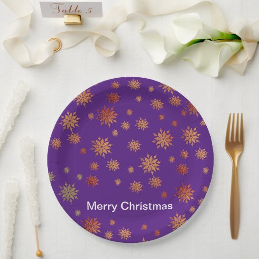 sneeuwvlokken, gouden sneeuwvlokken, bord uit eten (Huwelijk)