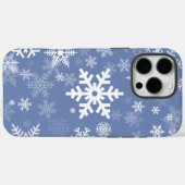 Sneeuwvlokken Grafisch aanpassen de Achtergrond va Case-Mate iPhone Case (Achterkant (horizontaal))