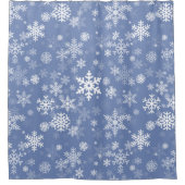 Sneeuwvlokken Grafisch aanpassen de Achtergrond va Douchegordijn (Voorkant)