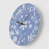 Sneeuwvlokken Grafisch aanpassen de Achtergrond va Grote Klok (Hoek)