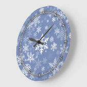 Sneeuwvlokken Grafisch aanpassen de Achtergrond va Grote Klok (Hoek)