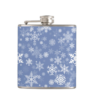 Sneeuwvlokken Grafisch aanpassen de Achtergrond va Heupfles