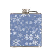 Sneeuwvlokken Grafisch aanpassen de Achtergrond va Heupfles (Achterkant)