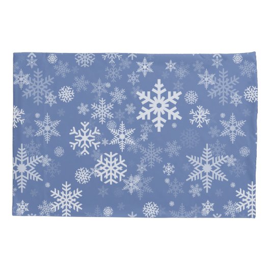 Sneeuwvlokken Grafisch aanpassen de Achtergrond va Kussensloop (Achterkant)