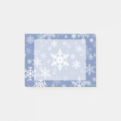 Sneeuwvlokken Grafisch aanpassen de Achtergrond va Post-it® Notes (Voorkant)