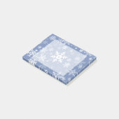 Sneeuwvlokken Grafisch aanpassen de Achtergrond va Post-it® Notes (Schuin)