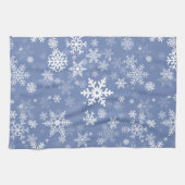 Sneeuwvlokken Grafisch aanpassen de Achtergrond va Theedoek (Horizontaal)