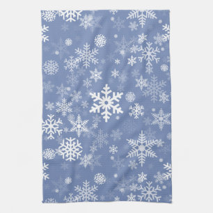 Sneeuwvlokken Grafisch aanpassen de Achtergrond va Theedoek