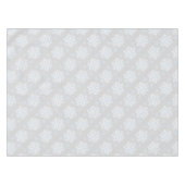 Sneeuwvlokken Grijs Wit Tafelkleed (Voorkant (Horizontaal))