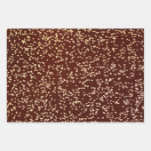 Sneeuwvlokken, harten en boomwikkelvellen inpakpapier vel (Voorkant 3)