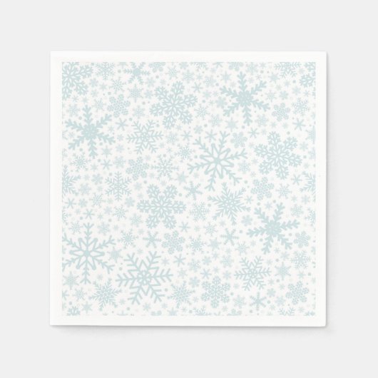 Sneeuwvlokken | Holiday Napkins Servet (Voorkant)