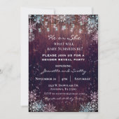 Sneeuwvlokken Hout-lantaarns Kaart (Voorkant)