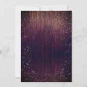 Sneeuwvlokken Hout-lantaarns Kaart (Achterkant)