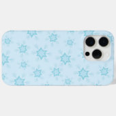 Sneeuwvlokken, ijsblauw, ijzige sneeuwvlokken, sne Case-Mate iPhone case (Achterkant (horizontaal))