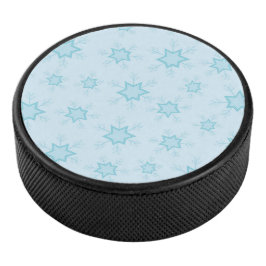 Sneeuwvlokken, ijsblauw, ijzige sneeuwvlokken, sne hockey puck