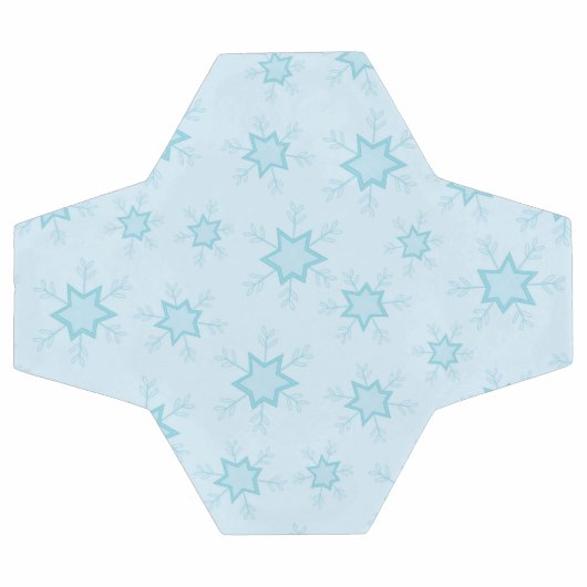 Sneeuwvlokken, ijsblauw, ijzige sneeuwvlokken, sne voetbal