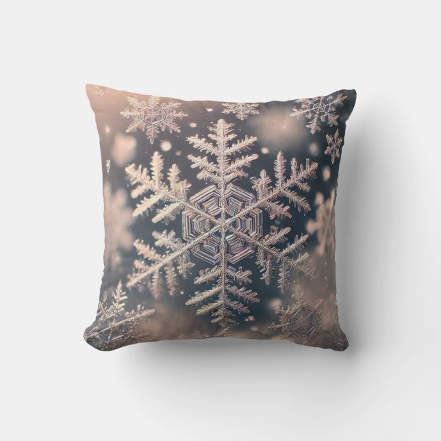 Sneeuwvlokken / In de mist Kussen (Voorkant)