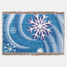 Sneeuwvlokken in de wind -