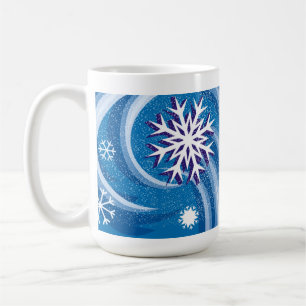 Sneeuwvlokken in de Wind - Koffiemok