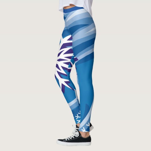 Sneeuwvlokken in de wind - leggings (Links)