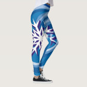 Sneeuwvlokken in de wind - leggings (Rechts)