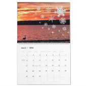 Sneeuwvlokken in de zomer kalender (Mar 2026)