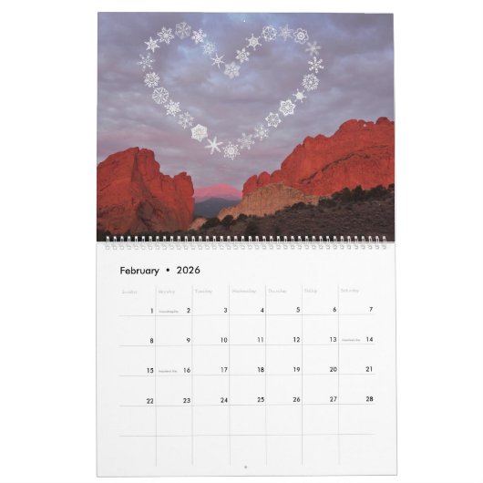 Sneeuwvlokken in de zomer kalender (Feb 2026)