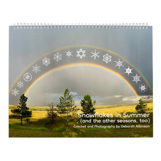 Sneeuwvlokken in de zomer kalender (Hoes)
