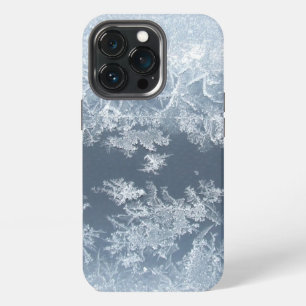 Sneeuwvlokken in glazen raam iPhone 13 pro hoesje