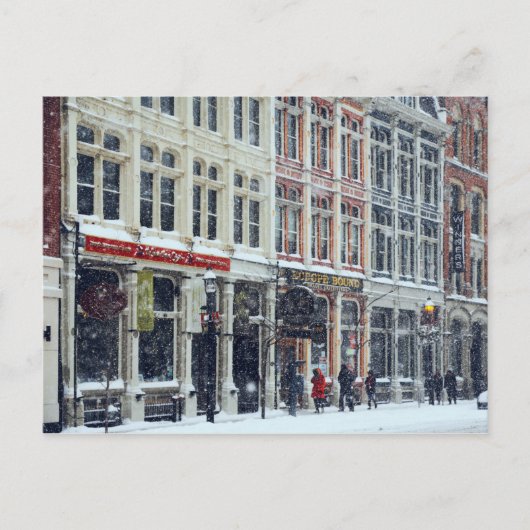 Sneeuwvlokken in Toronto Briefkaart (Voorkant)