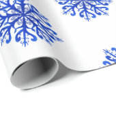Sneeuwvlokken Inpakpapier (Rol Hoek)
