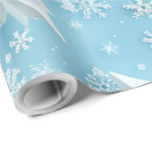 Sneeuwvlokken - inpakpapier (Rol Hoek)