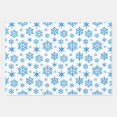 Sneeuwvlokken Inpakpapier Vel (Voorkant)