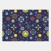 Sneeuwvlokken Inpakpapier Vel (Voorkant 3)