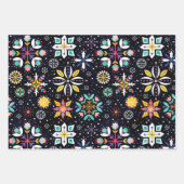 Sneeuwvlokken Inpakpapier Vel (Voorkant 2)