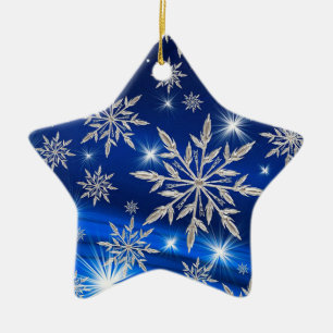 Sneeuwvlokken Keramisch Ornament