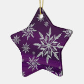 Sneeuwvlokken Keramisch Ornament (Links)