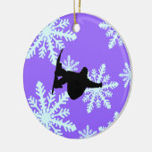 sneeuwvlokken keramisch ornament (Links)