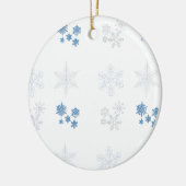 Sneeuwvlokken Keramisch Ornament (Links)