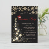 Sneeuwvlokken Kerstboom Ballen Corporate Kaart (Staand voorkant)